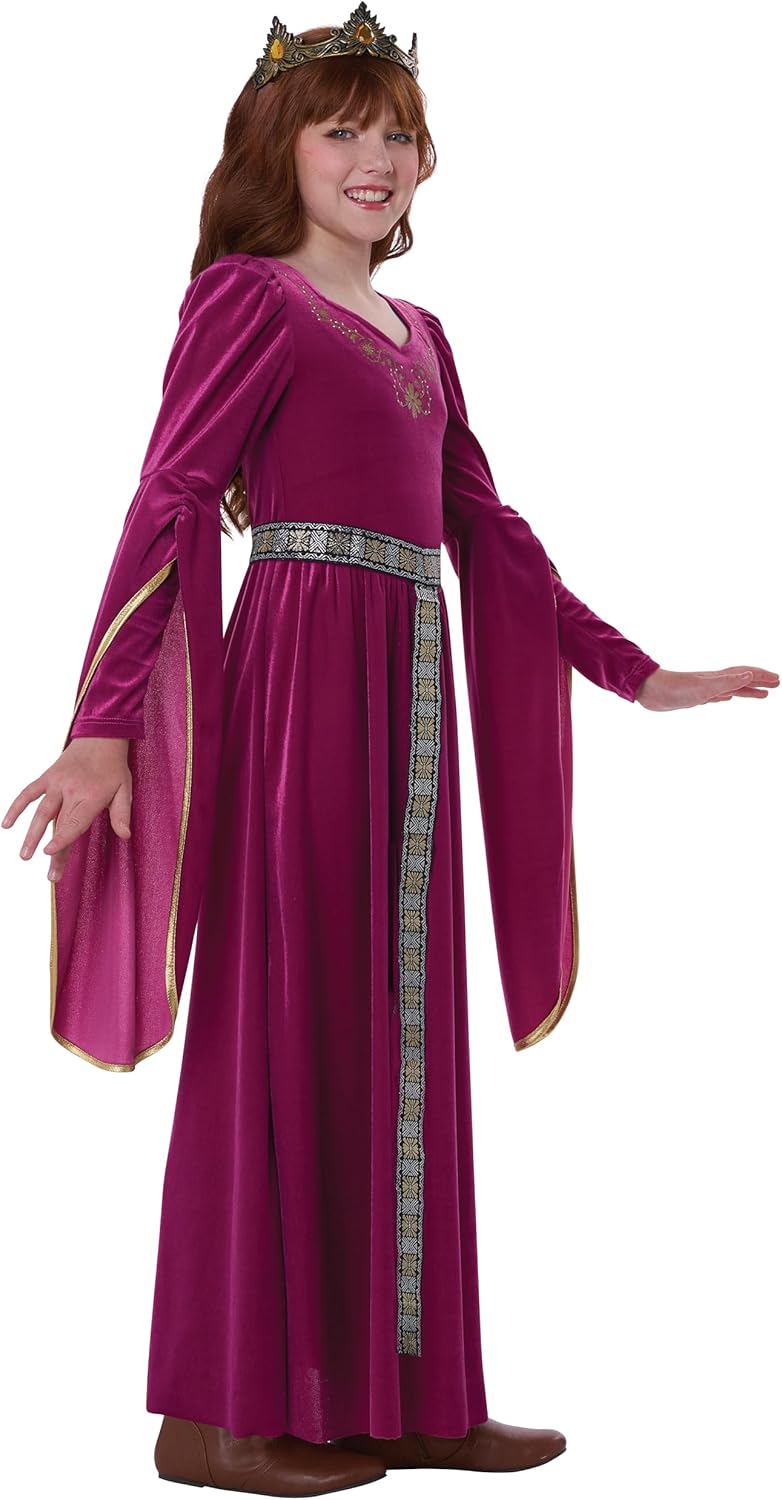 Girls Medieval Princess Costume - Elegant and Stylish