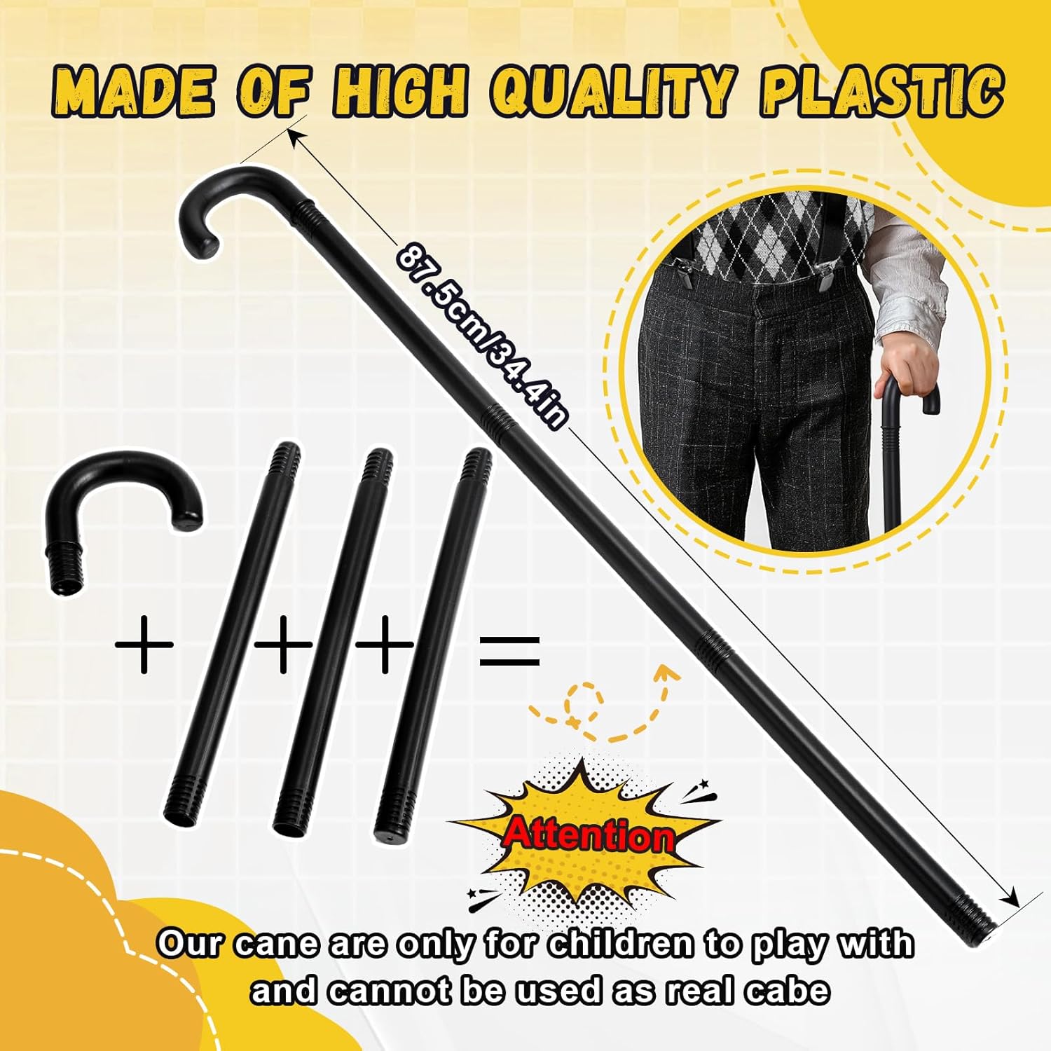 Skirfy Old Man Costume for Kids