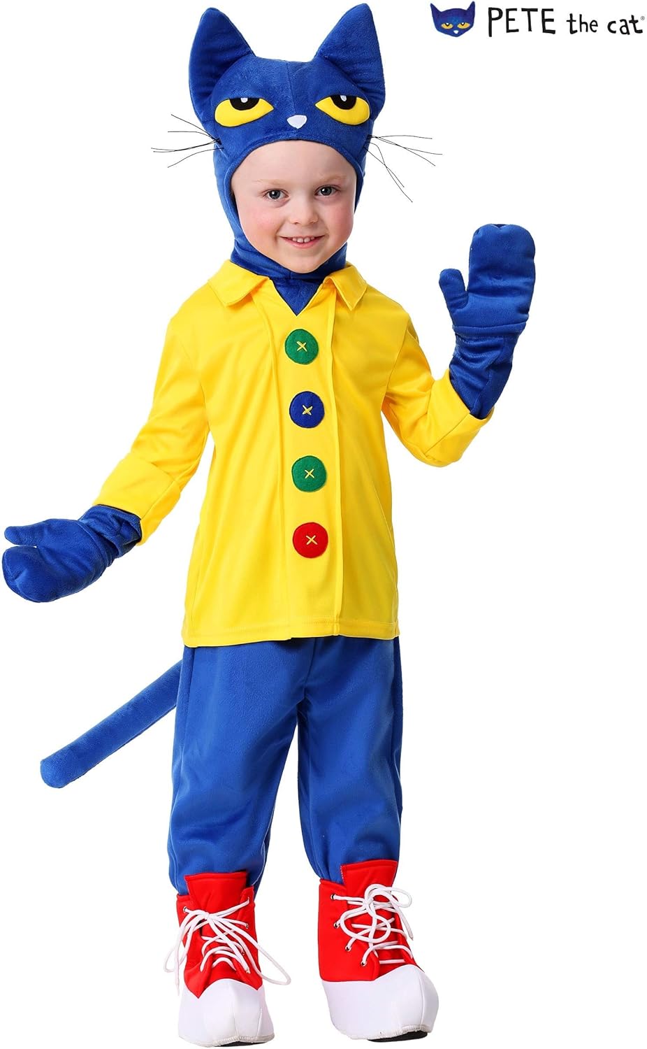 Pete the Cat Blue Cat Costume Trick or Treat Ready 4T