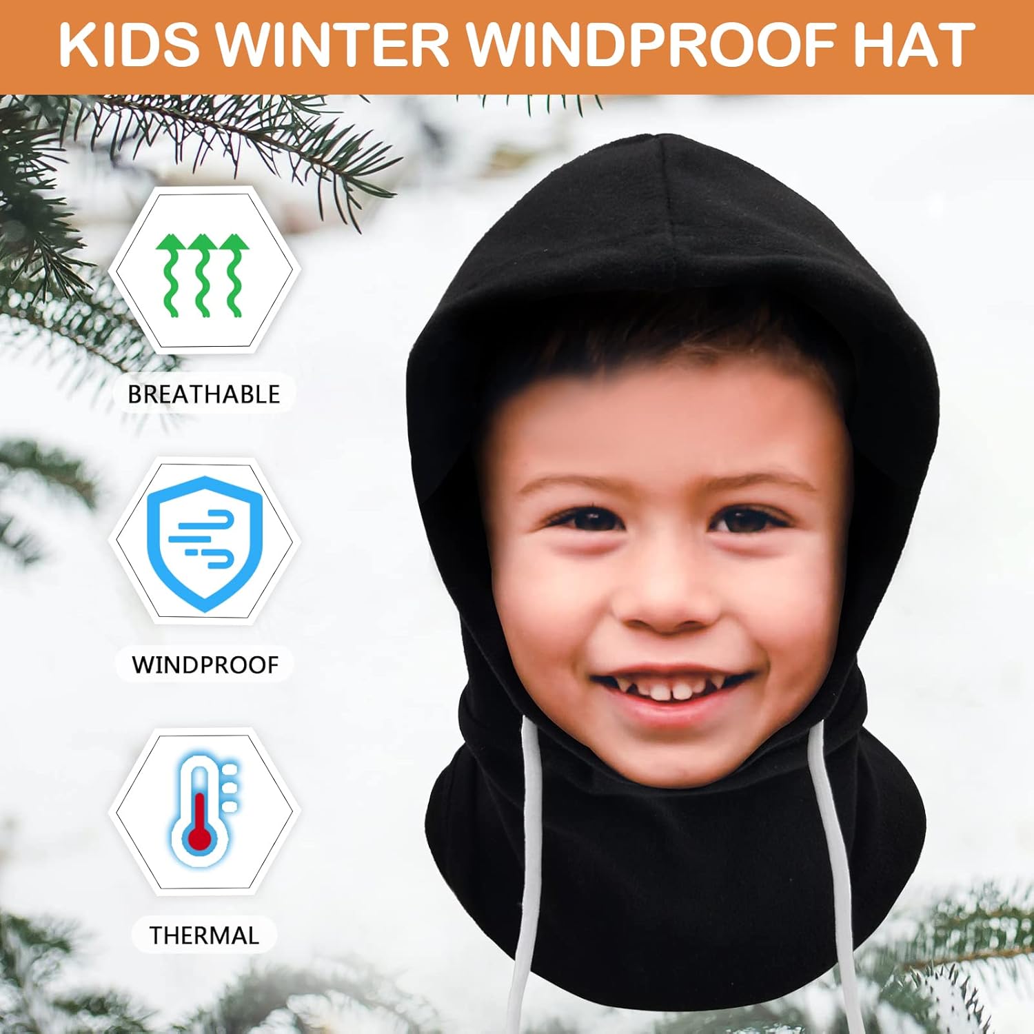 Ineetatu Kids Winter Balaclava 2 Pack