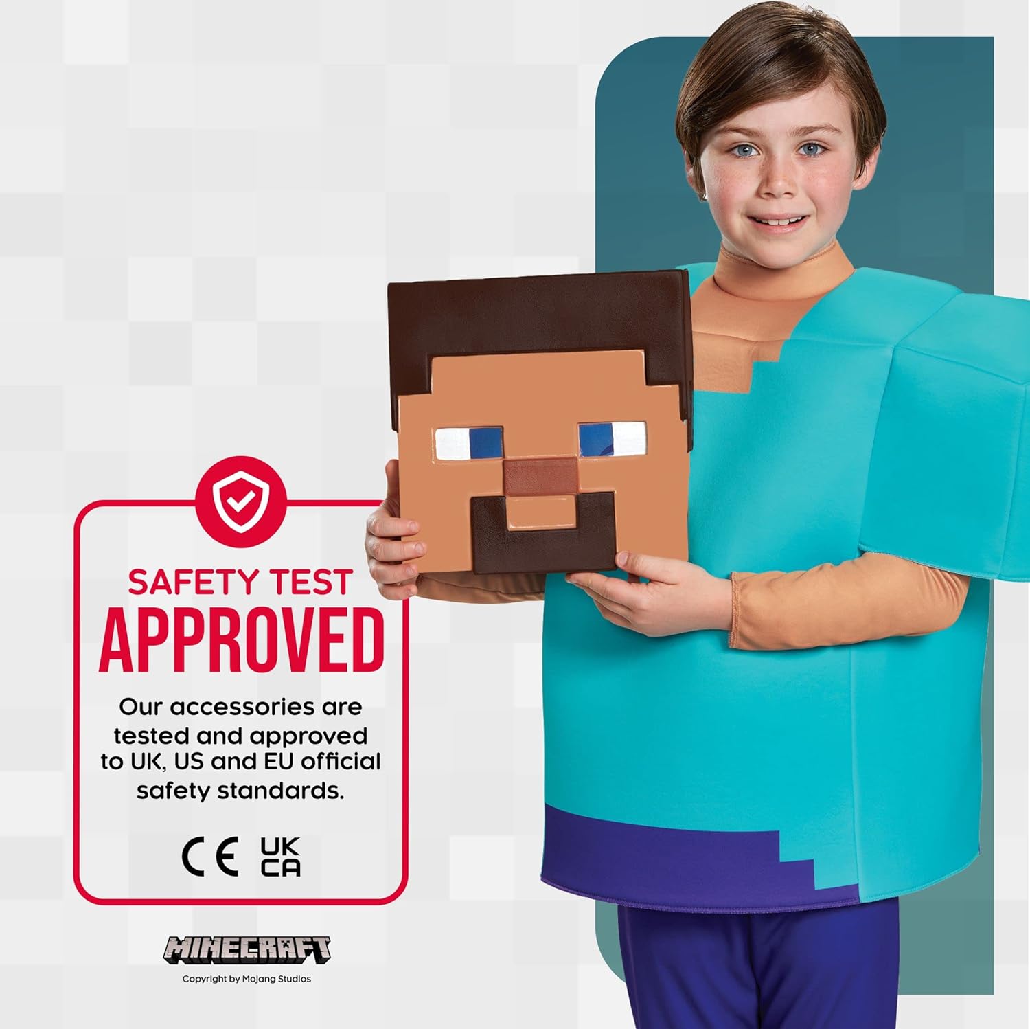 Steve Classic Minecraft Costume Multicolor Medium 7-8