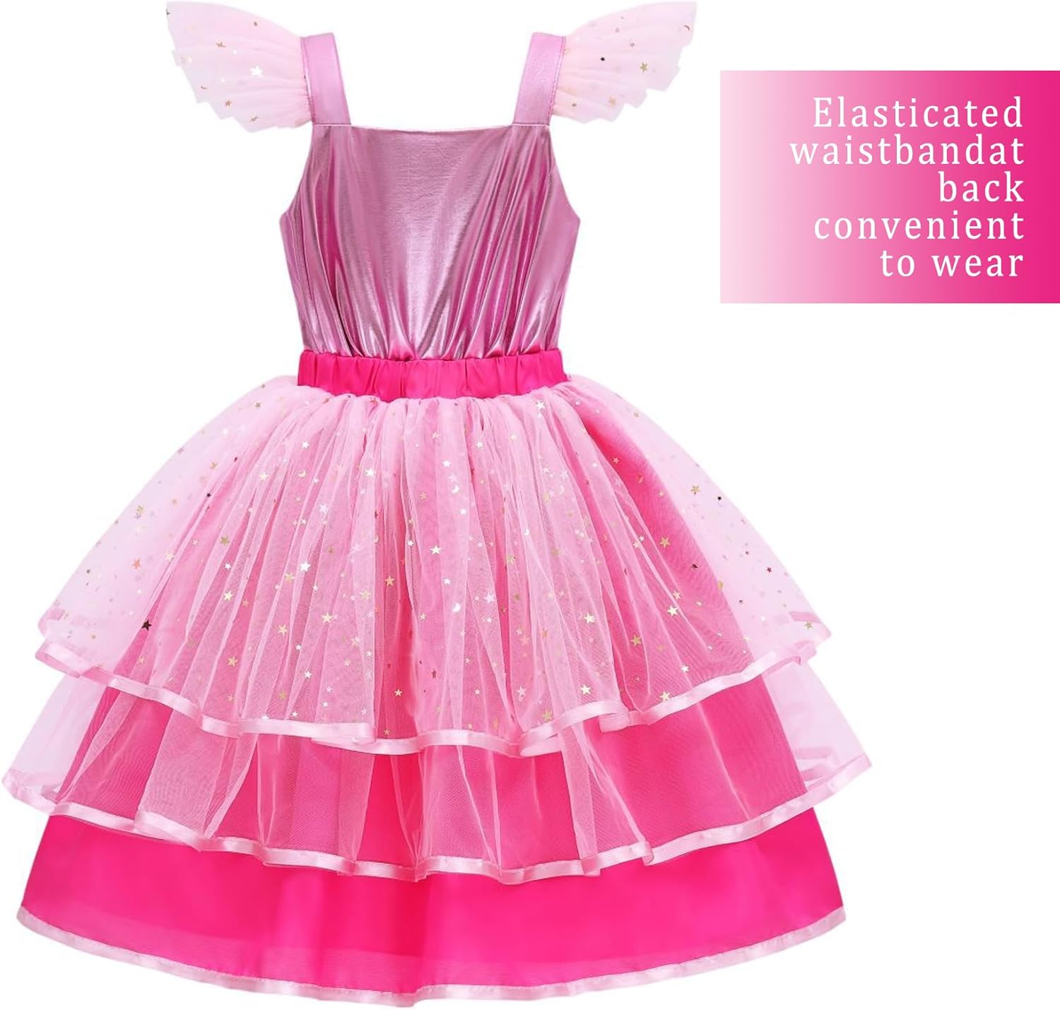 WYB Girls Costume Dress with Crown and Accessories