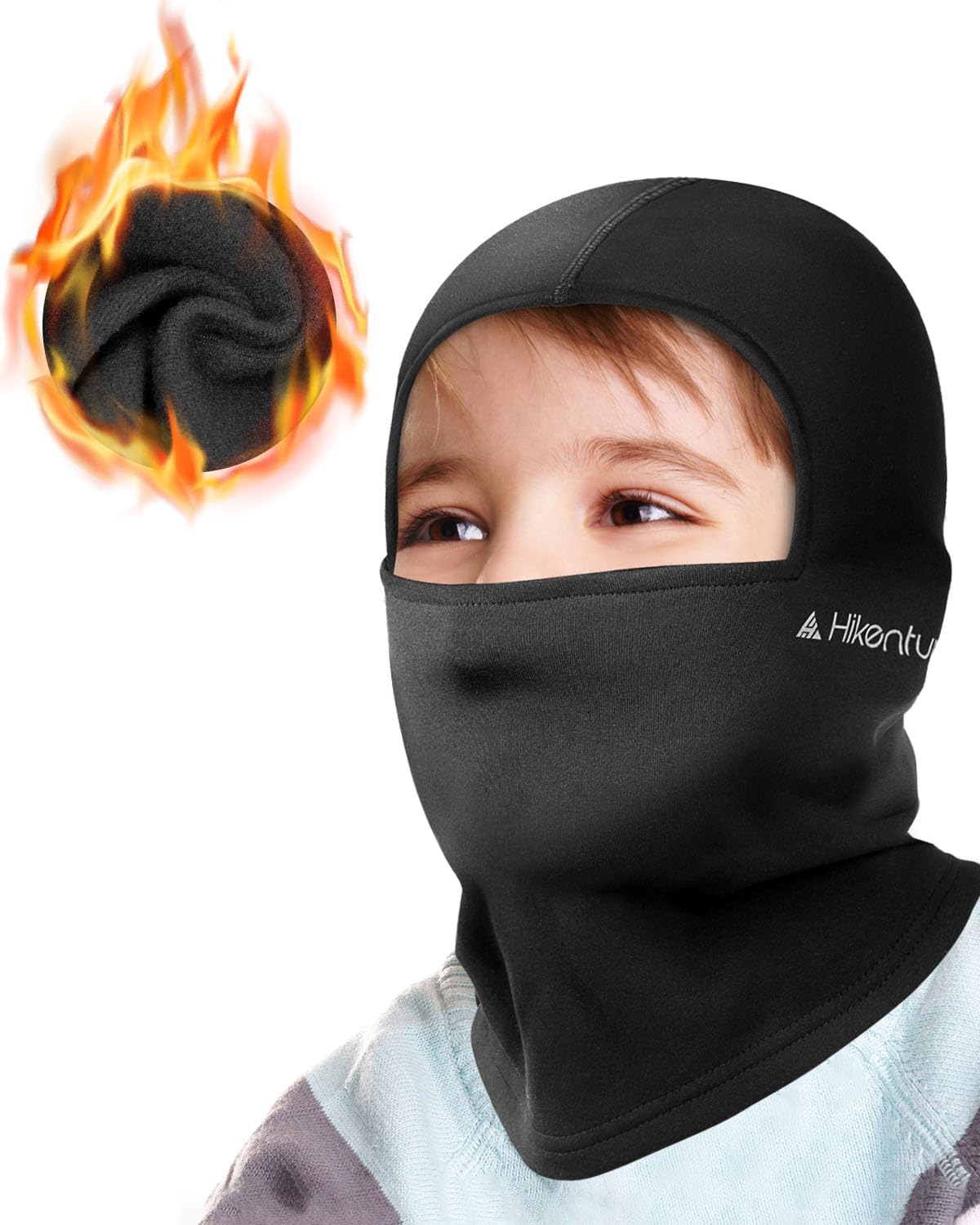 Hikenture Kids Balaclava Ski Mask - Fleece Hood with Helmet Liner