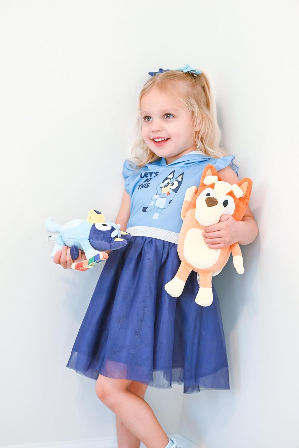 Bluey Bingo Girls Mesh Cosplay Dress