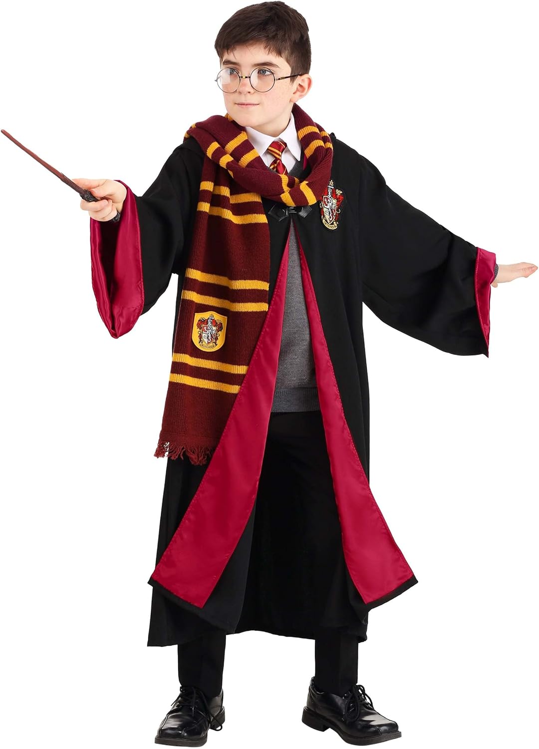 Deluxe Harry Potter Costume for Kids Gryffindor Robe for Halloween