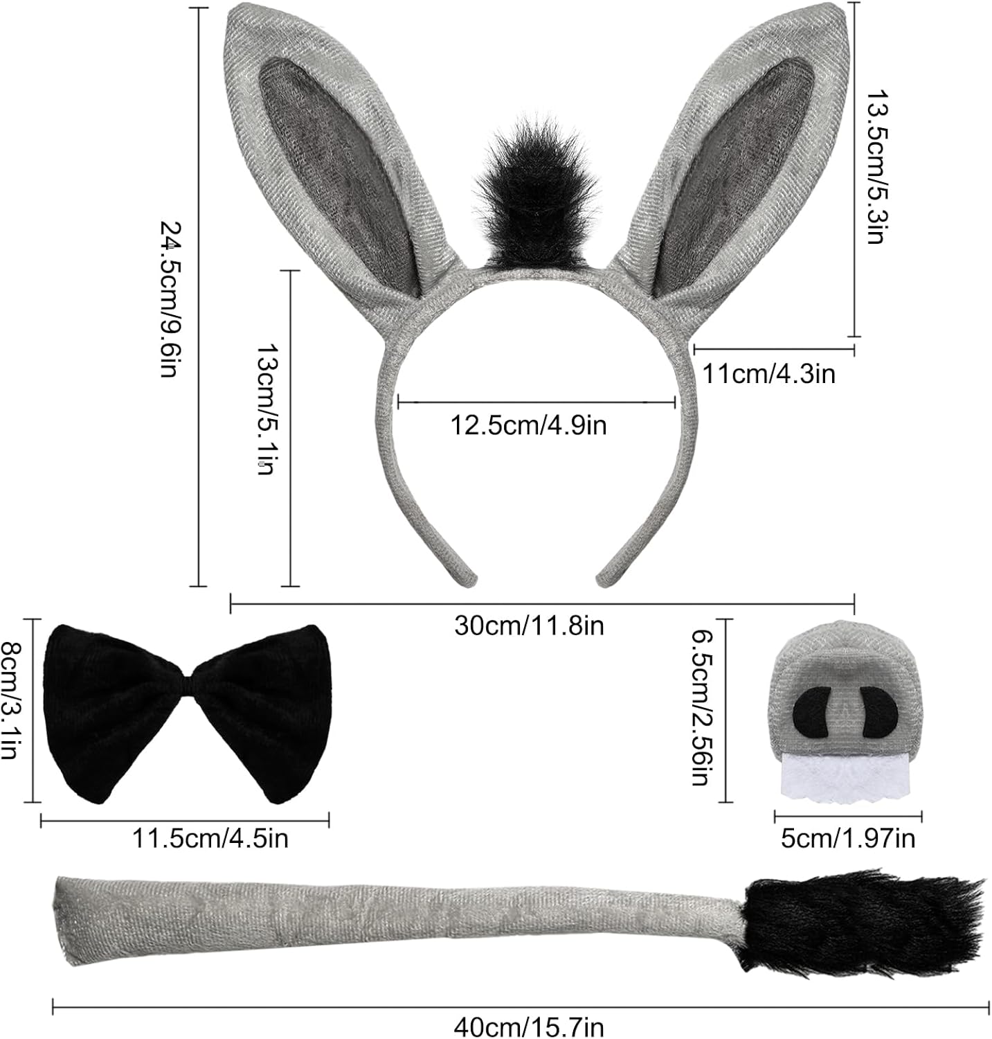 Donkey Get-Up Accessory Set