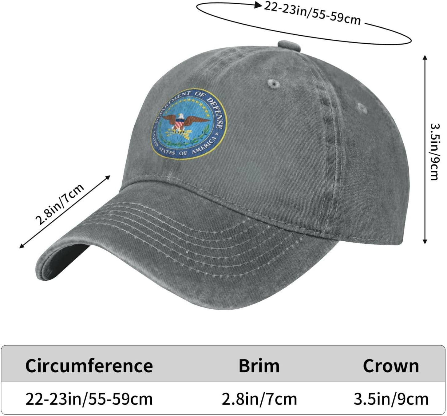Classic US seal baseball cap for men and women