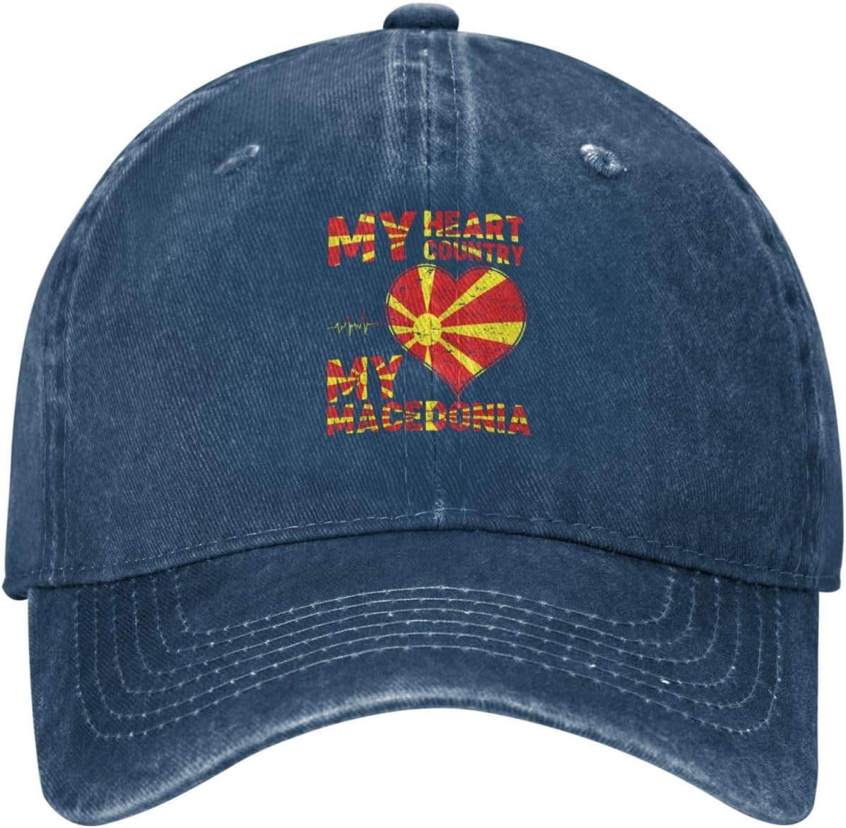 My Heart My Country My Macedonia Baseball Cap