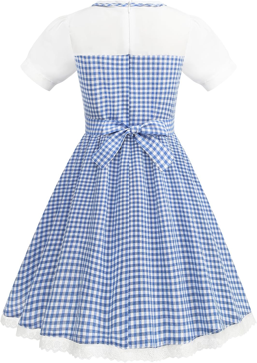 Girls Halloween Plaid Dress Up Costume