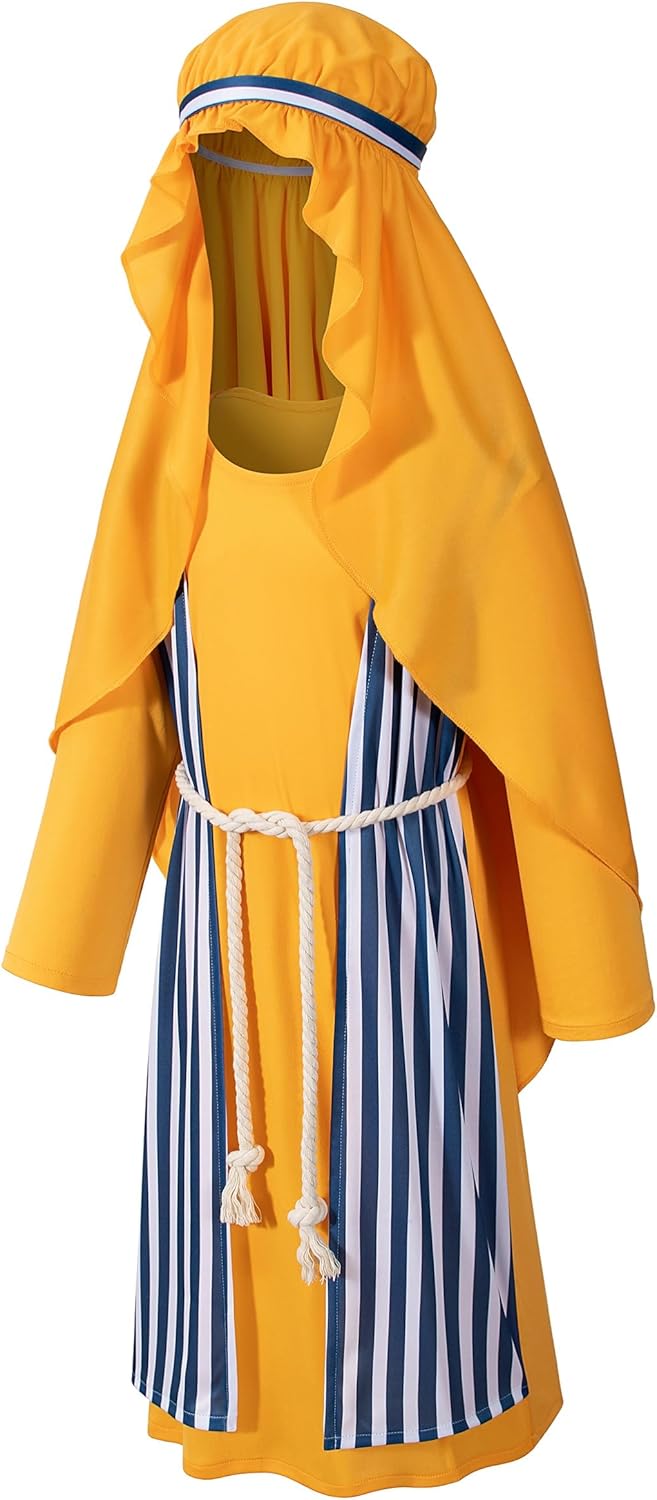 Tokyo Reengers Kids Shepherd Nativity Costume Joseph Boys Halloween and Cosplay Costume Set