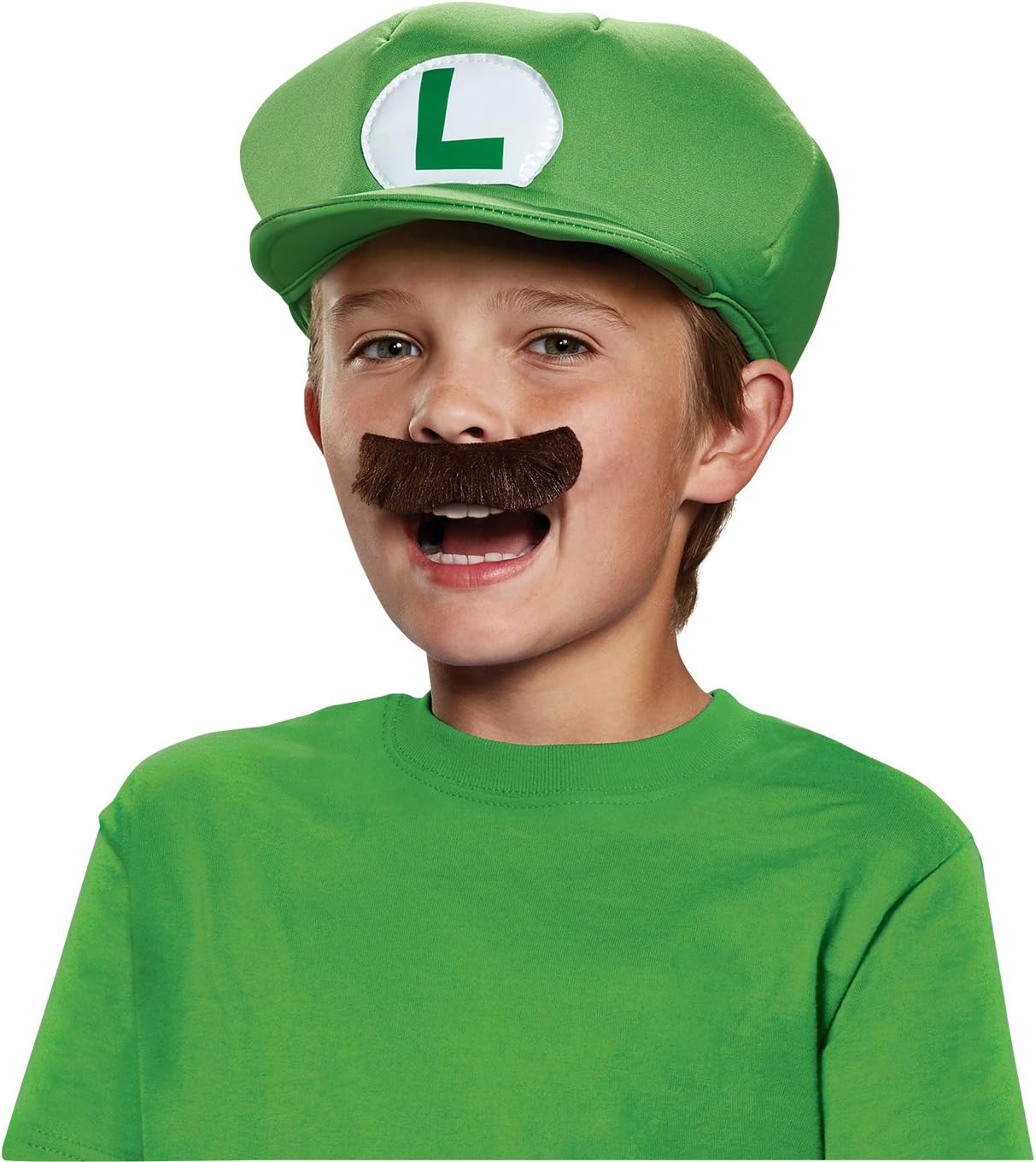Nintendo Super Mario Brothers Kids Mustache and Hat Costume