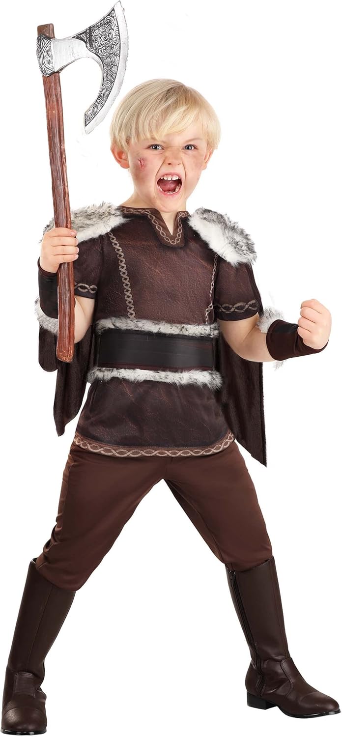 Victorious Viking Boy Costume - Full Set