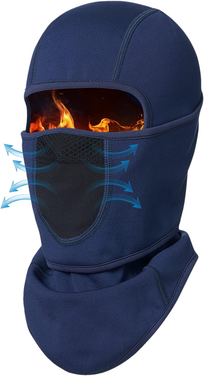 Venswell Breathable Kids Ski Mask Movable Face Part for Boys Girls