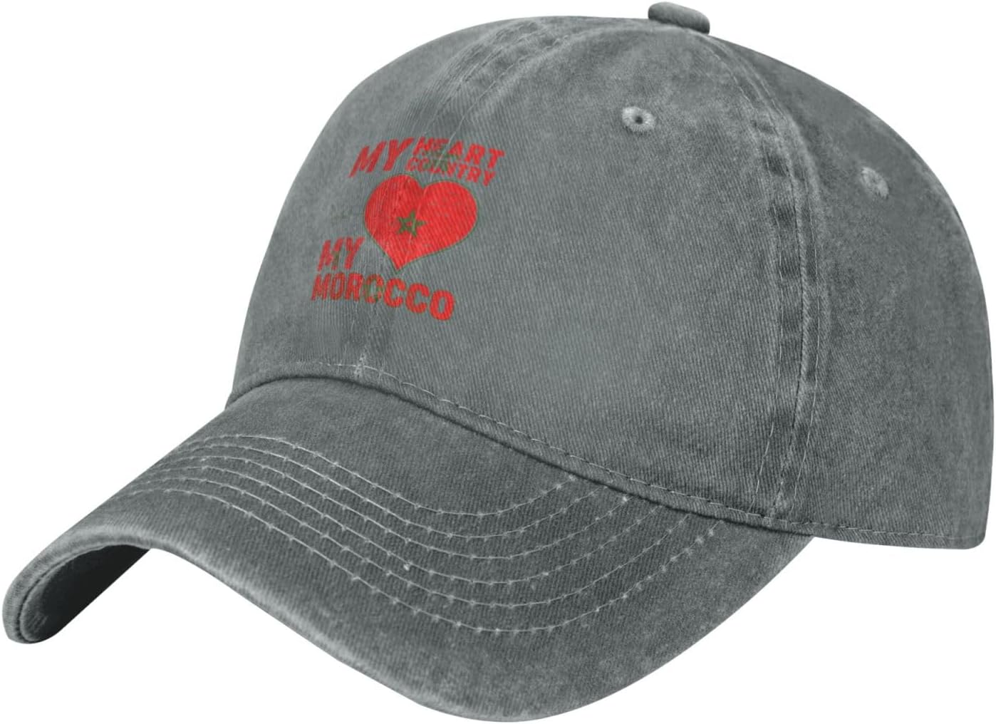 My Heart My Country My Morocco Baseball Hat