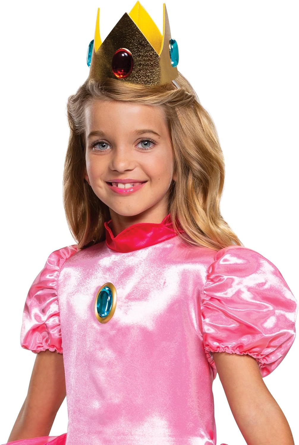 Charming Princess Peach Dress Up Full Set for Girls