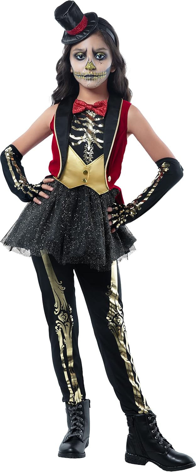 Rubies Girls Skeleton Forum Circus Costume Dress