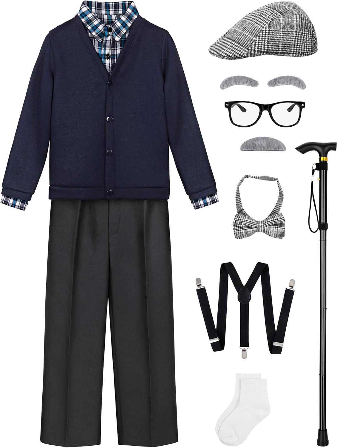 Unforgettable 100 Days of School Grandpa Costume