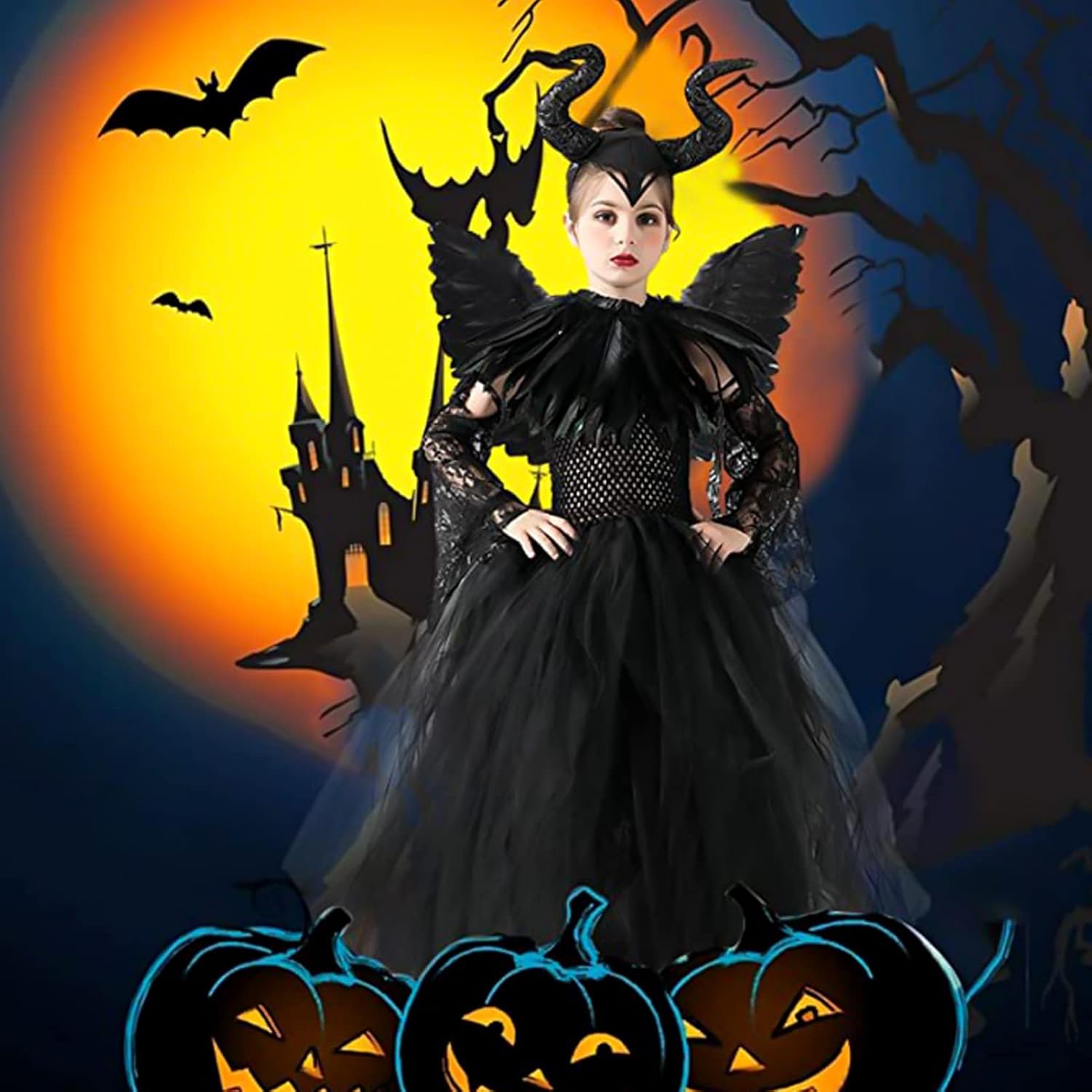 Halloween Evil Queen Dress Up Costume