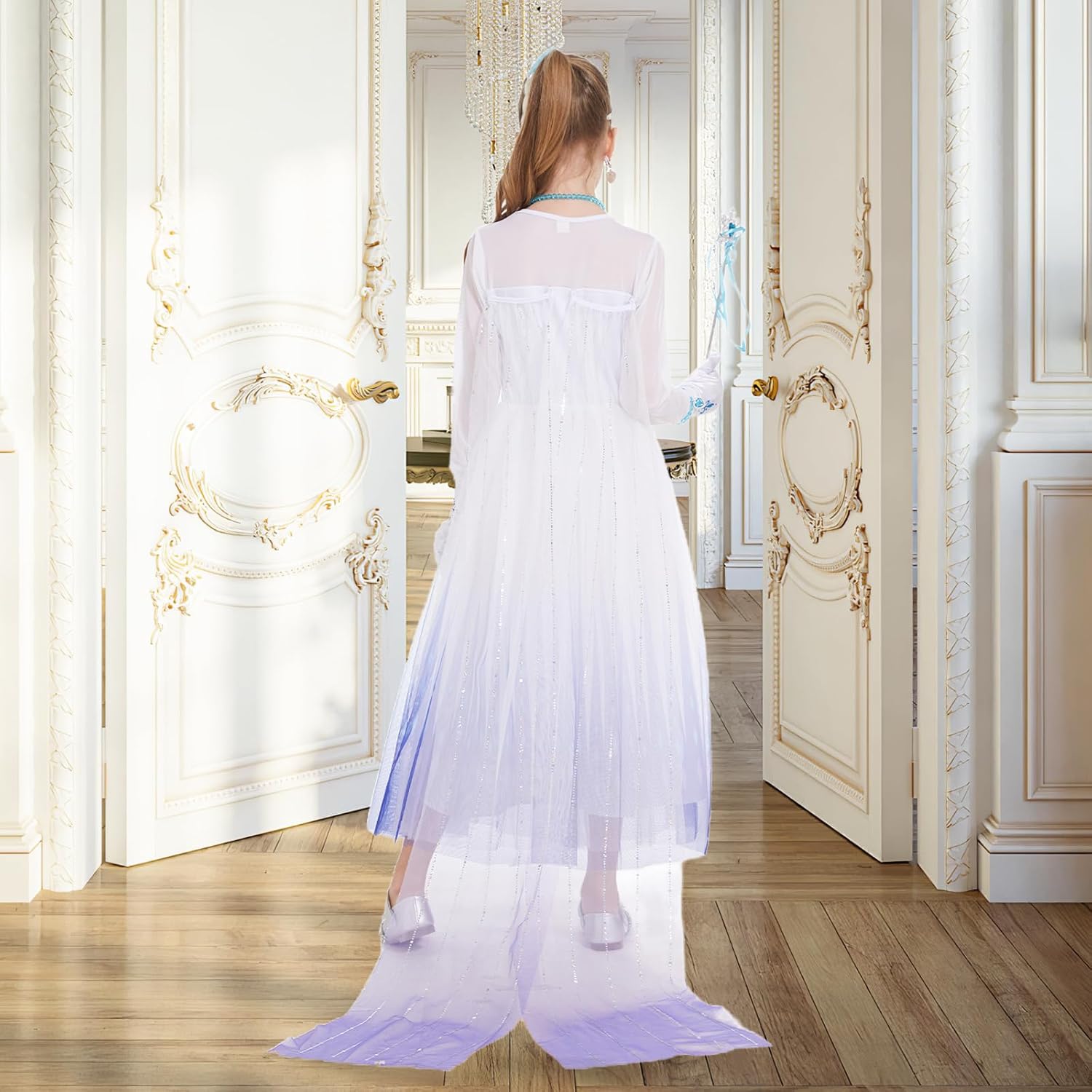 Classy Princess Dress with Accessories