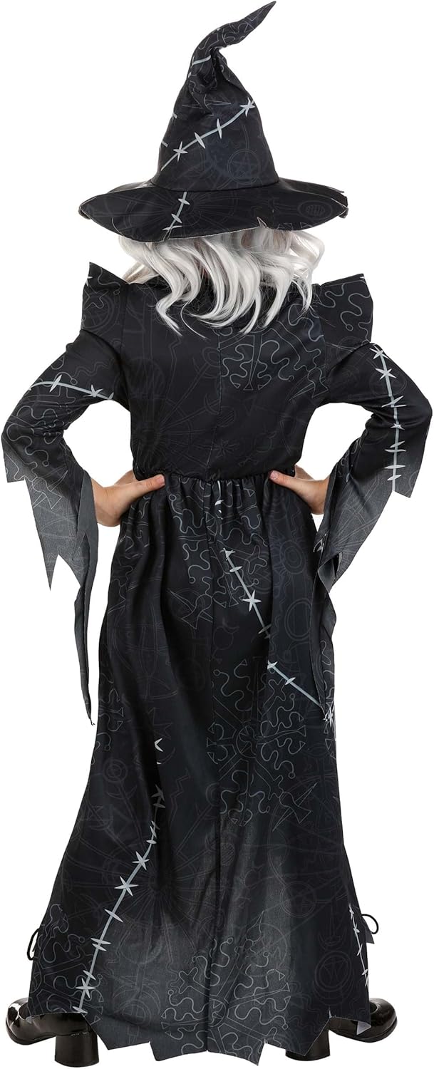 Fun Girls Gothic Stitch Witch Costume Girls Enchantress Halloween Outfit