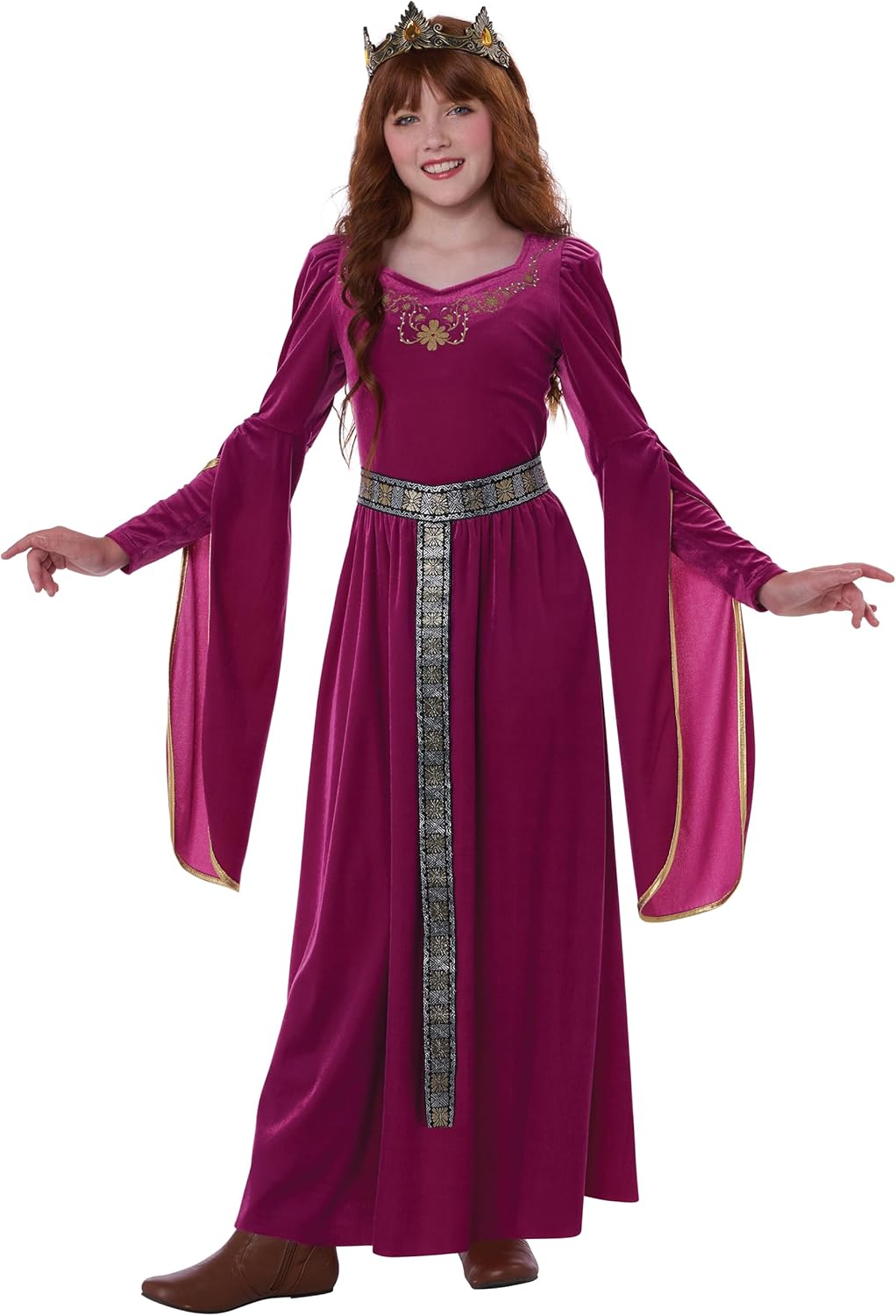 Girls Medieval Princess Costume - Elegant and Stylish