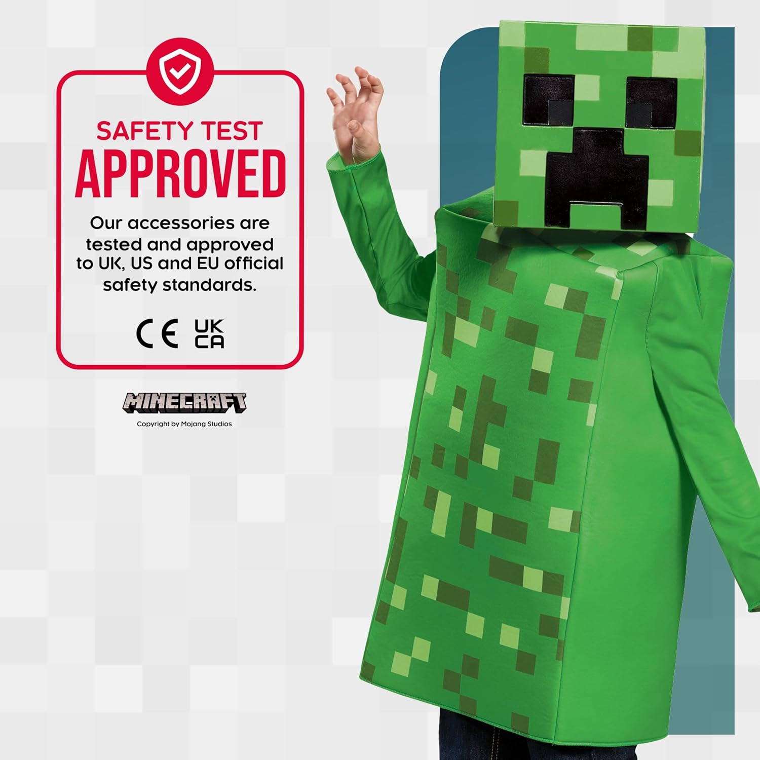 Creeper Classic Minecraft Costume Green Small 4-6 Disguise