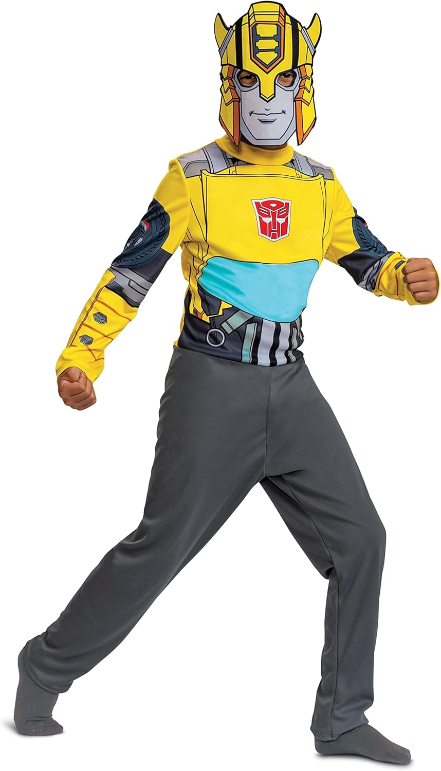 Disguise Recycled Blend Bumblebee Costume Official Transformers Costume for Boys