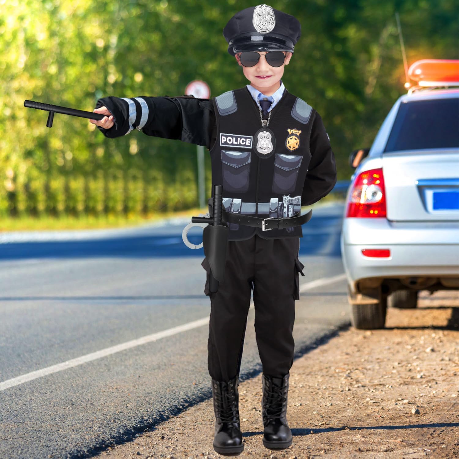 Kyson Police Costume Kit for Boys