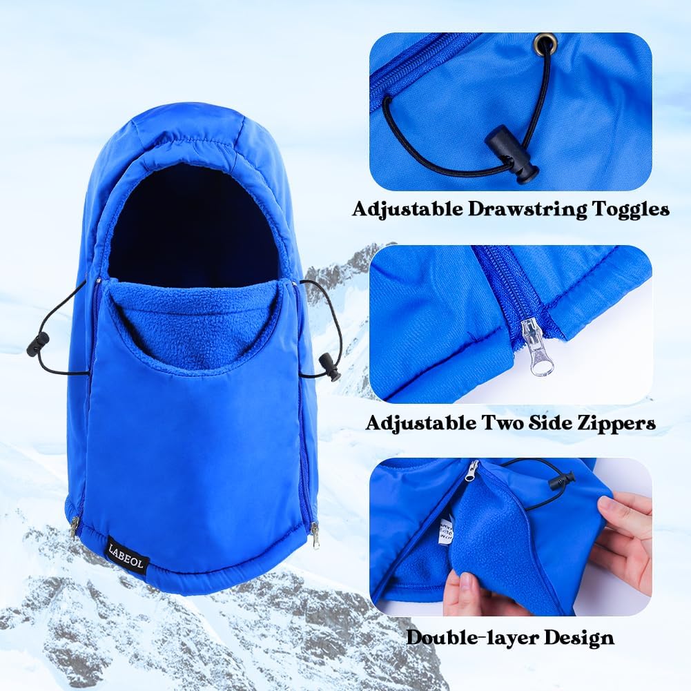 Adjustable skiing face mask for kids