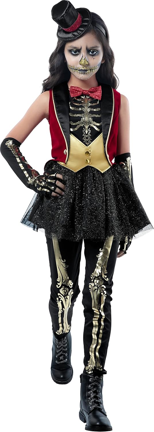 Rubies Girls Skeleton Forum Circus Costume Dress
