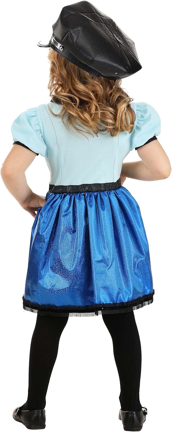 Girls Cutie Cop Costume with Badge Accessories