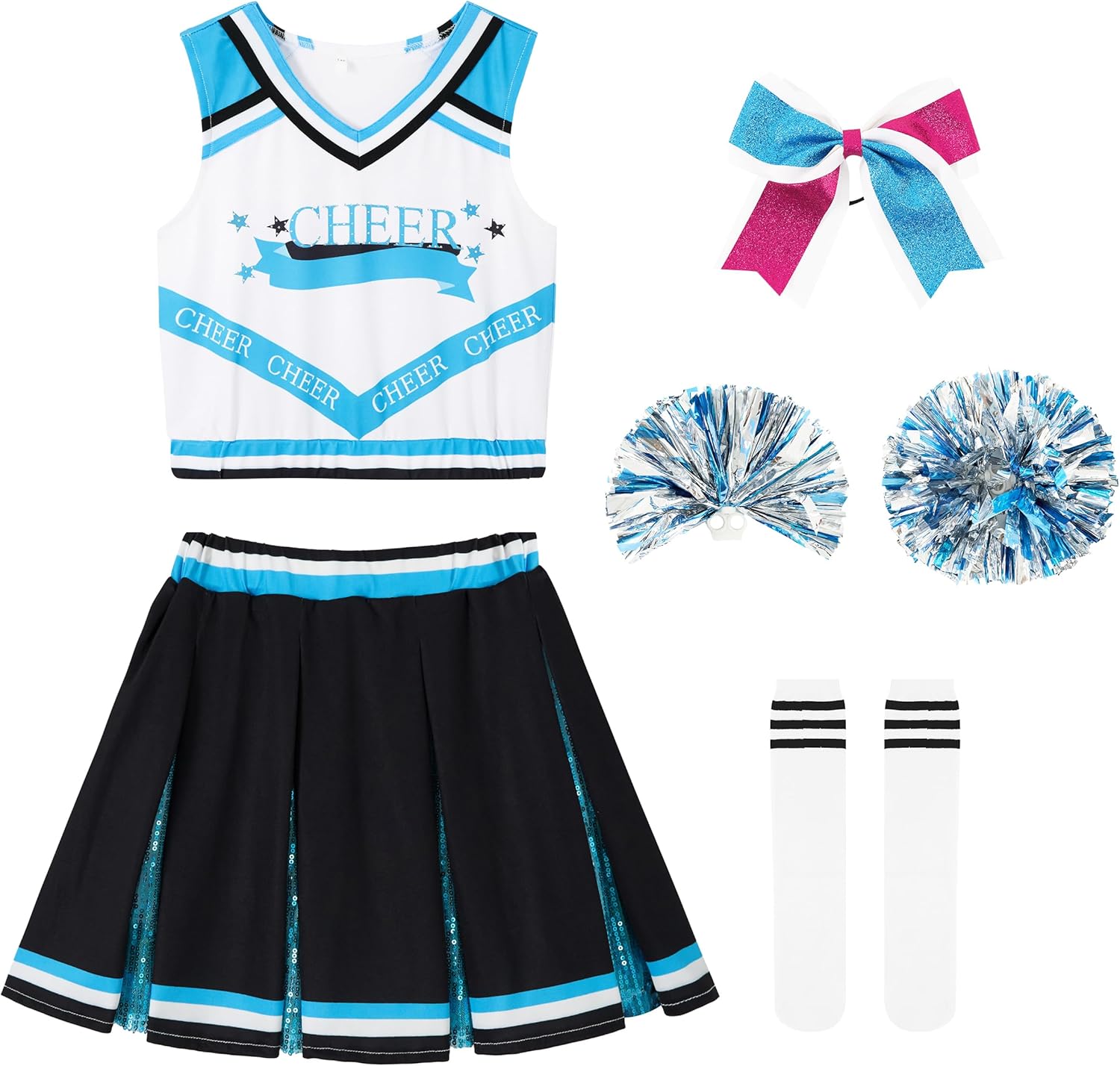 Turbo-Charged Cheeks StUNNINGglitter Uniform for Girls Halloween Christmas More
