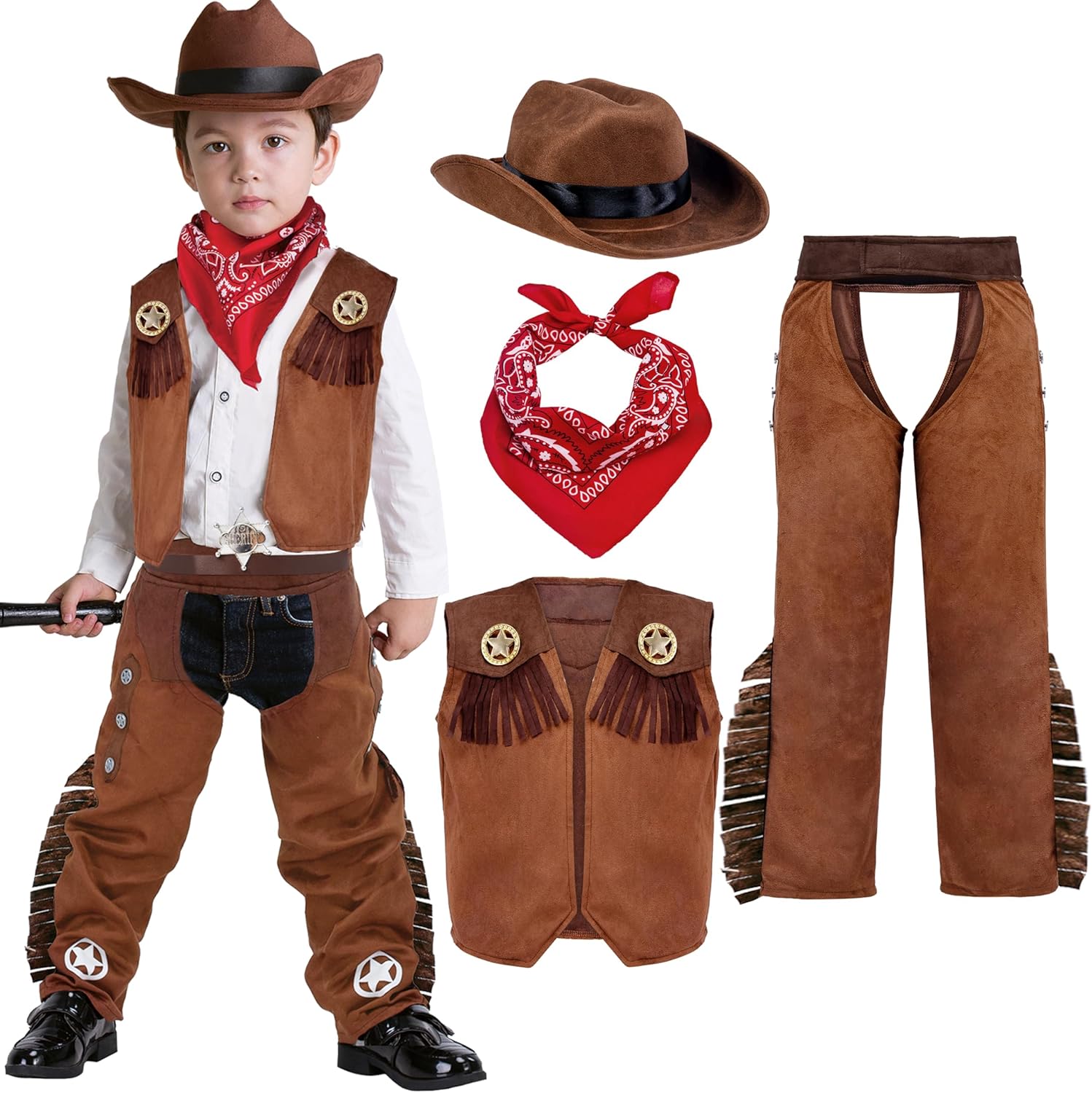 Spooktacular Halloween Cowboy Costume for Boys