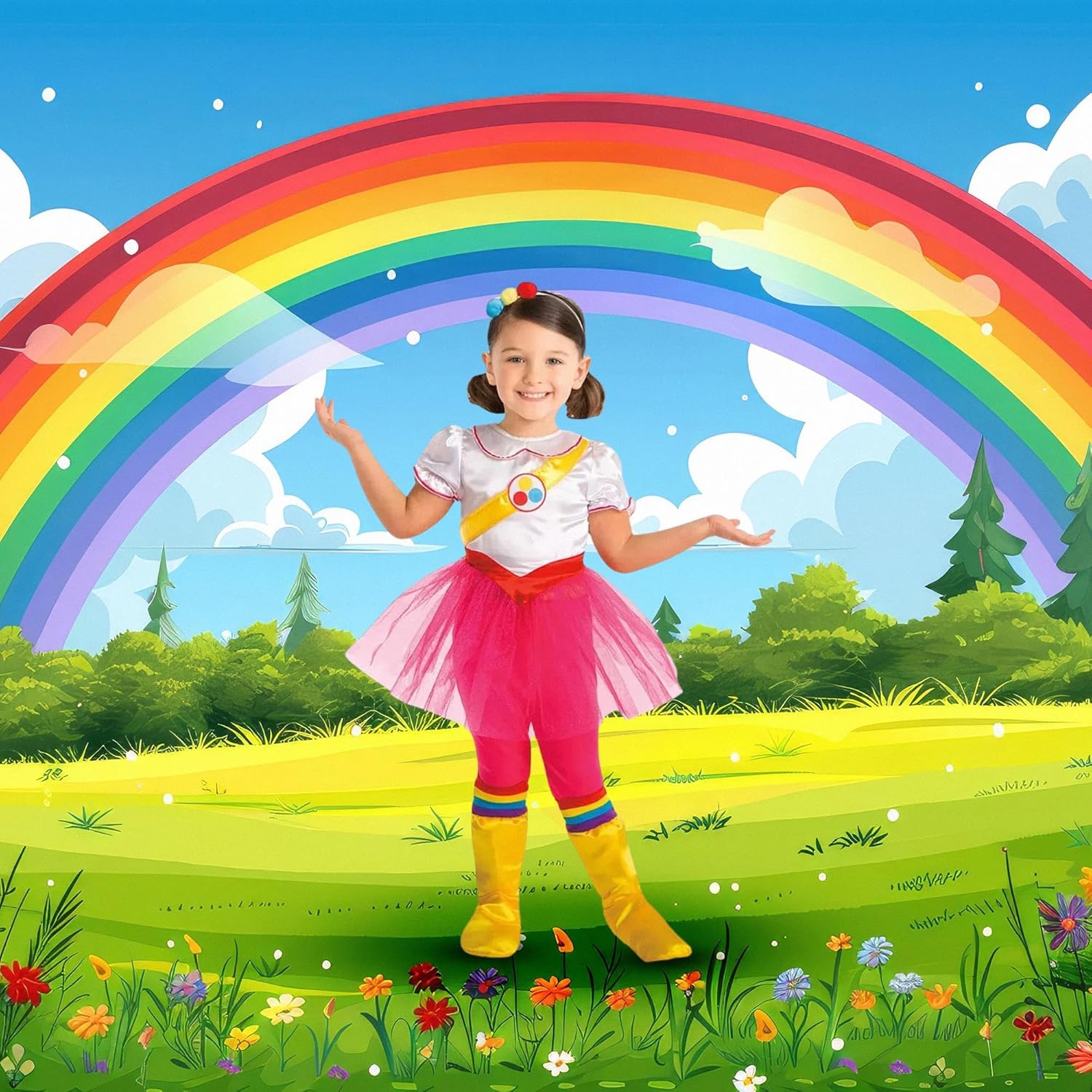 LF Centennial True The Rainbow Kingdom Deluxe Costume for Girls 1T-2T