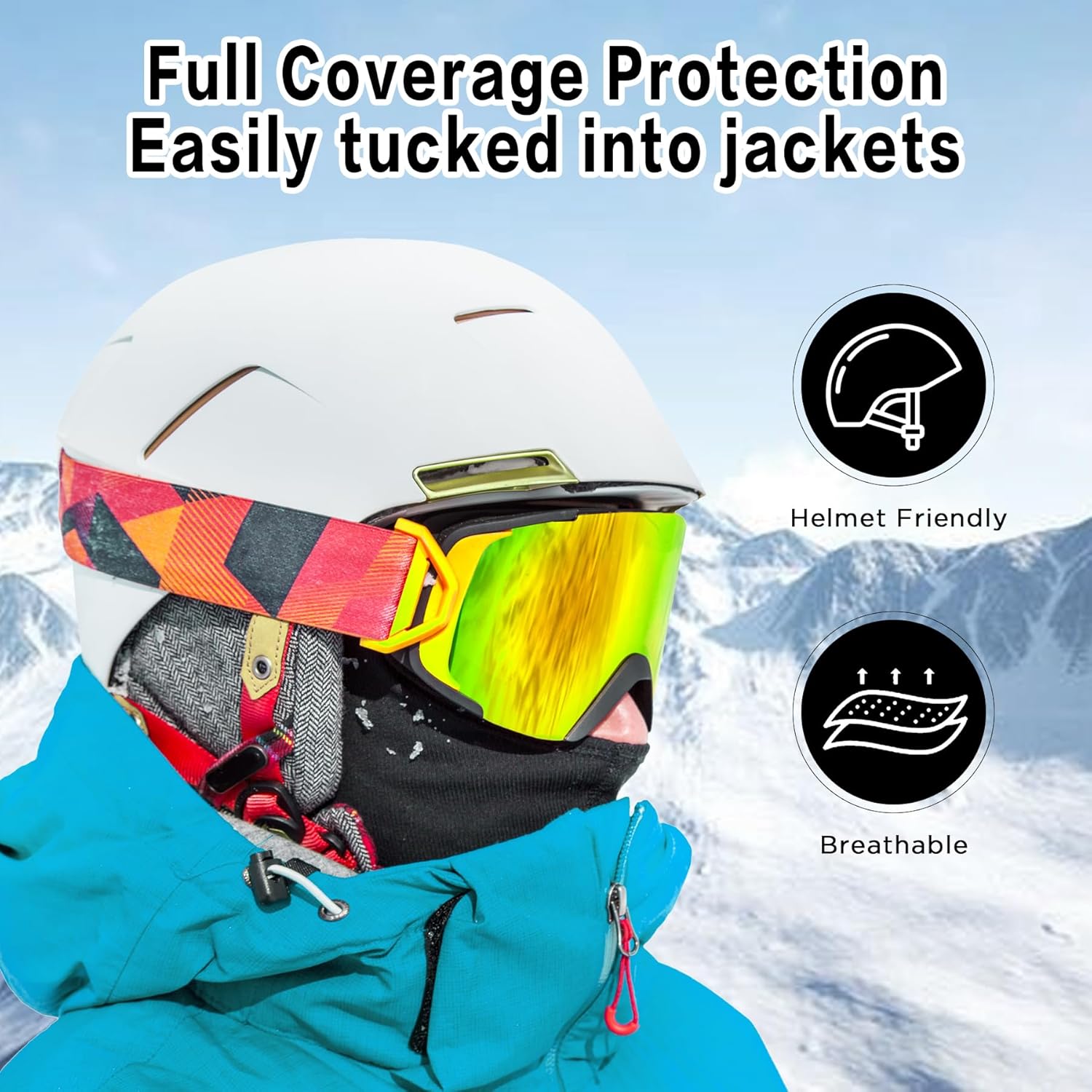 Jastore Ski Mask for Kids Warm Multi-Use