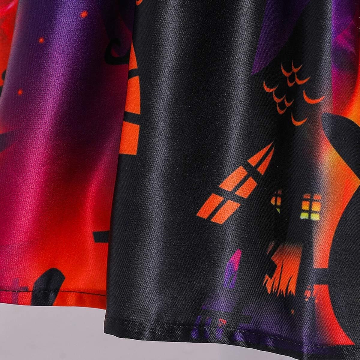 MYRISAM Kids Halloween Costume Dress with Witch Hat