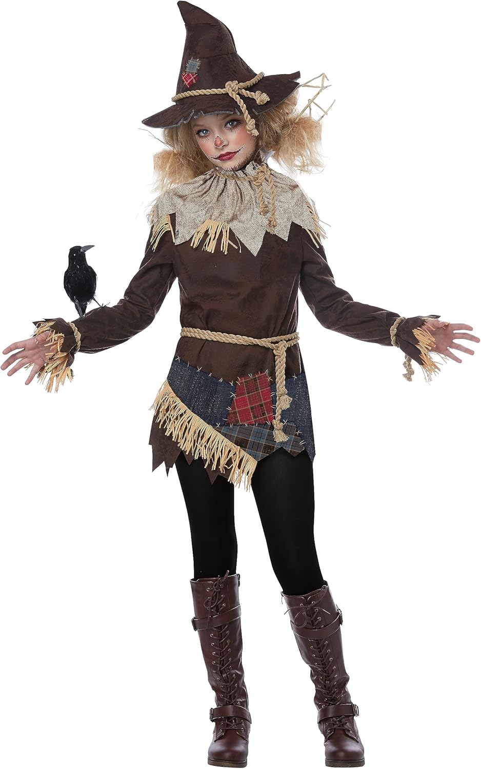 Creepy Cuddly Scarecrow Dress for Girls