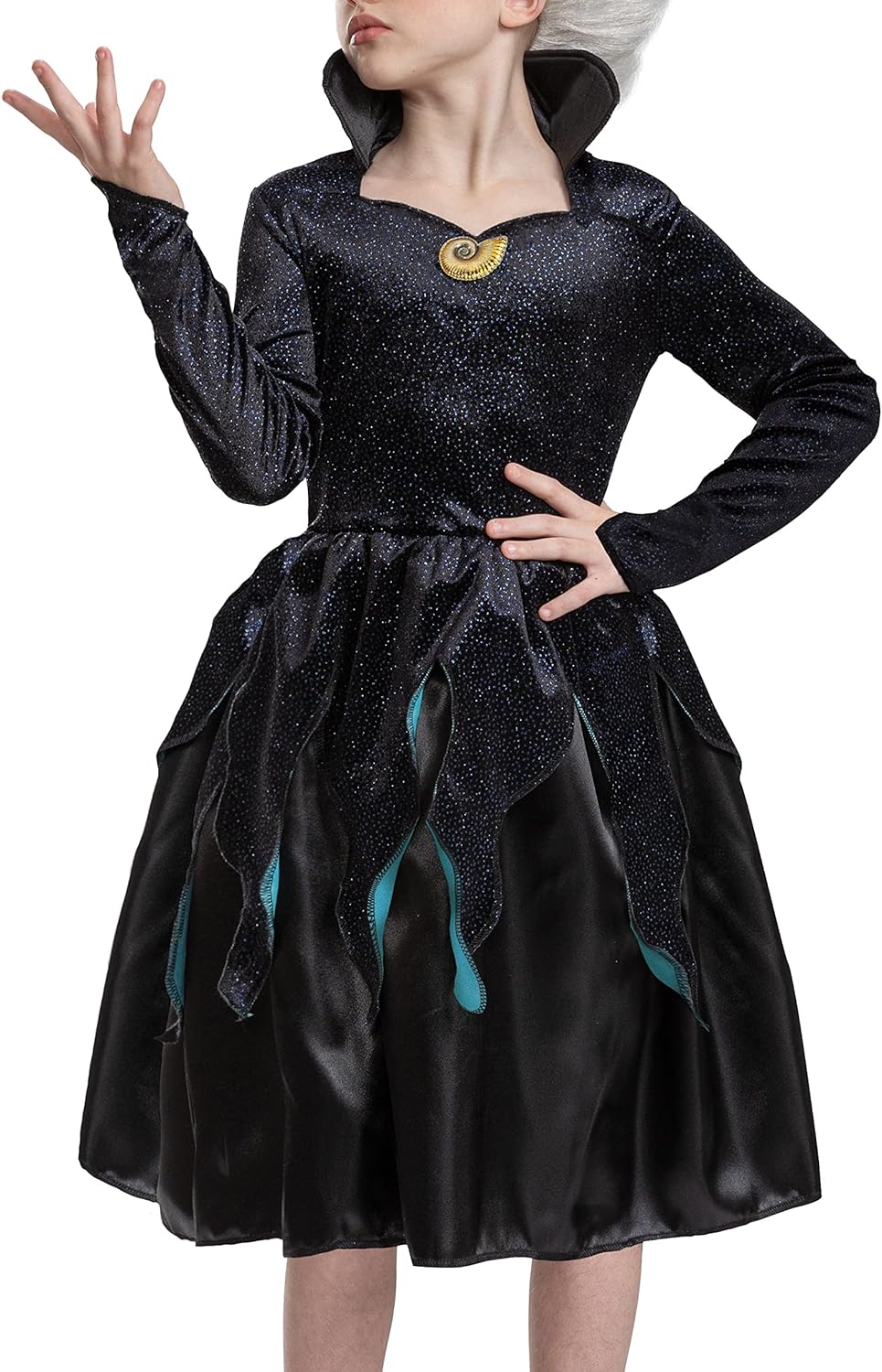 Official Disney The Little Mermaid_live Action Ursula Costume for Girls