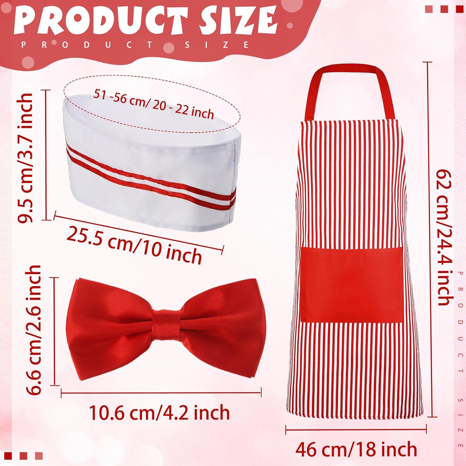Classic Retro 1950s Waiter Costume Set for Kids