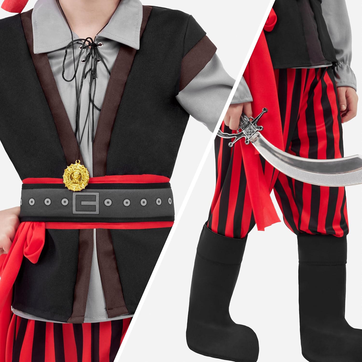 Spooktacular Boys Pirate Costume Accessories for Halloween
