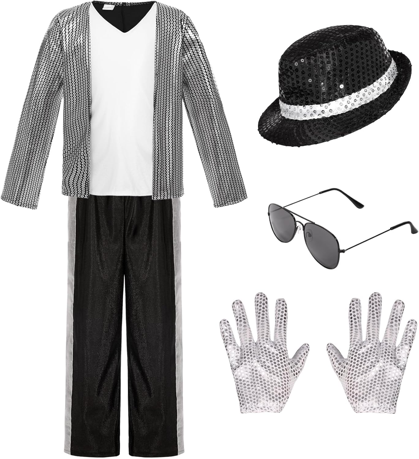 Dance Star 80s90s Costume for Boys