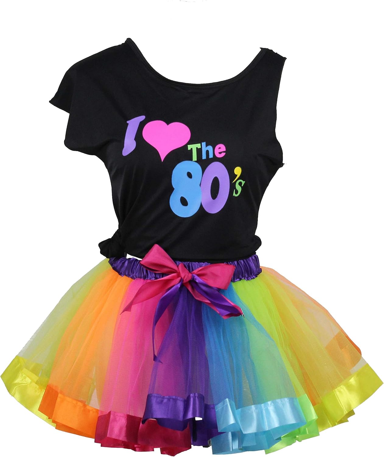 80s Rainbow Party Tote Set