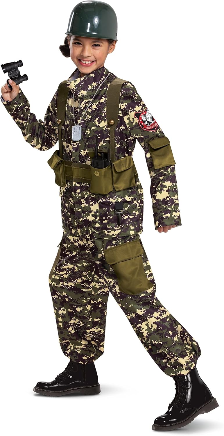 Disguise Kids Soldier Costume with Helmet and Accessories 1