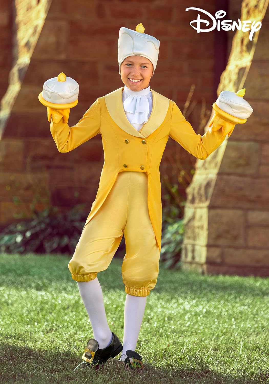 Fun Costumes Kids Beauty and the Beast Lumiere Costume Medium