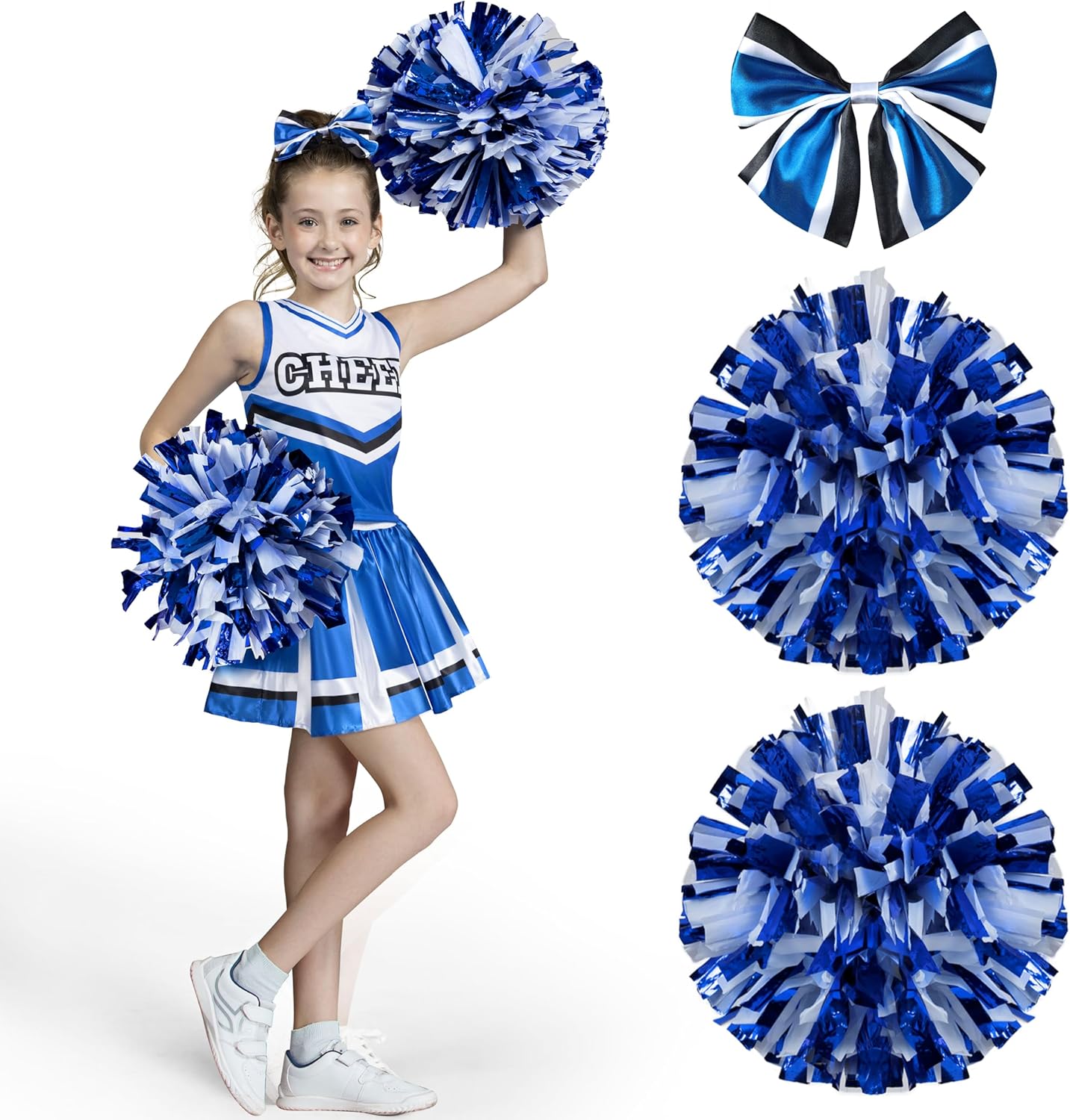 Cheerleader Costume Set for Girls Halloween - Hauntedly Perfect