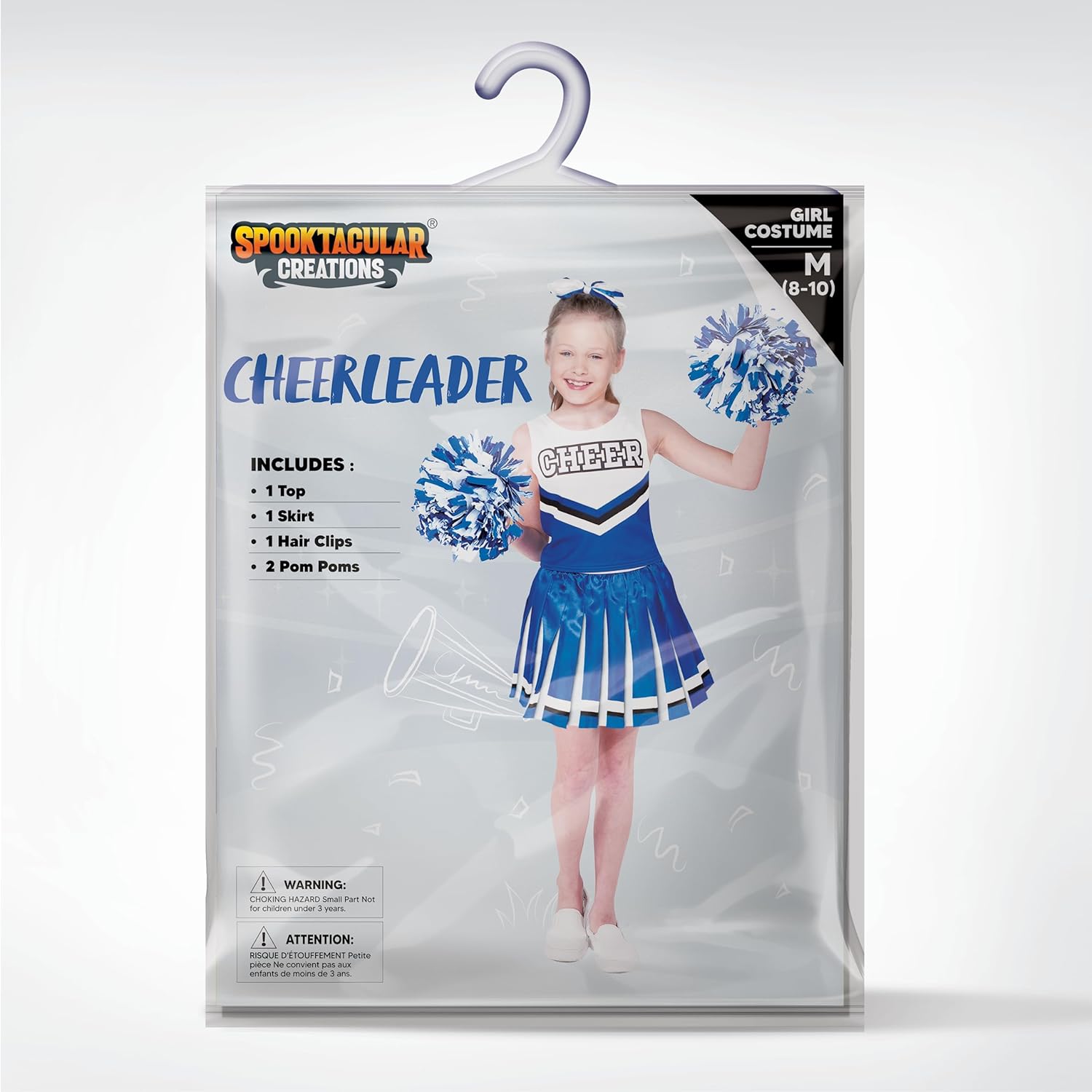Cheerleader Costume Set for Girls Halloween - Hauntedly Perfect