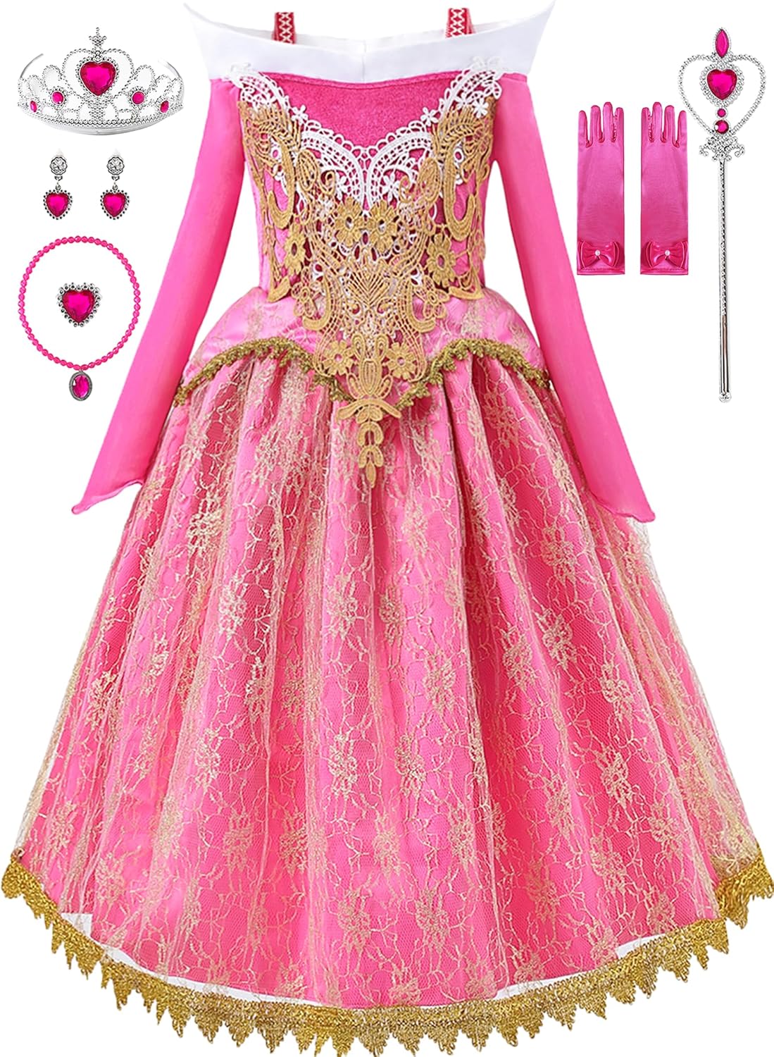 Girls Princess Costume Dress Dress Up - Halloween Party Cosplay Selection