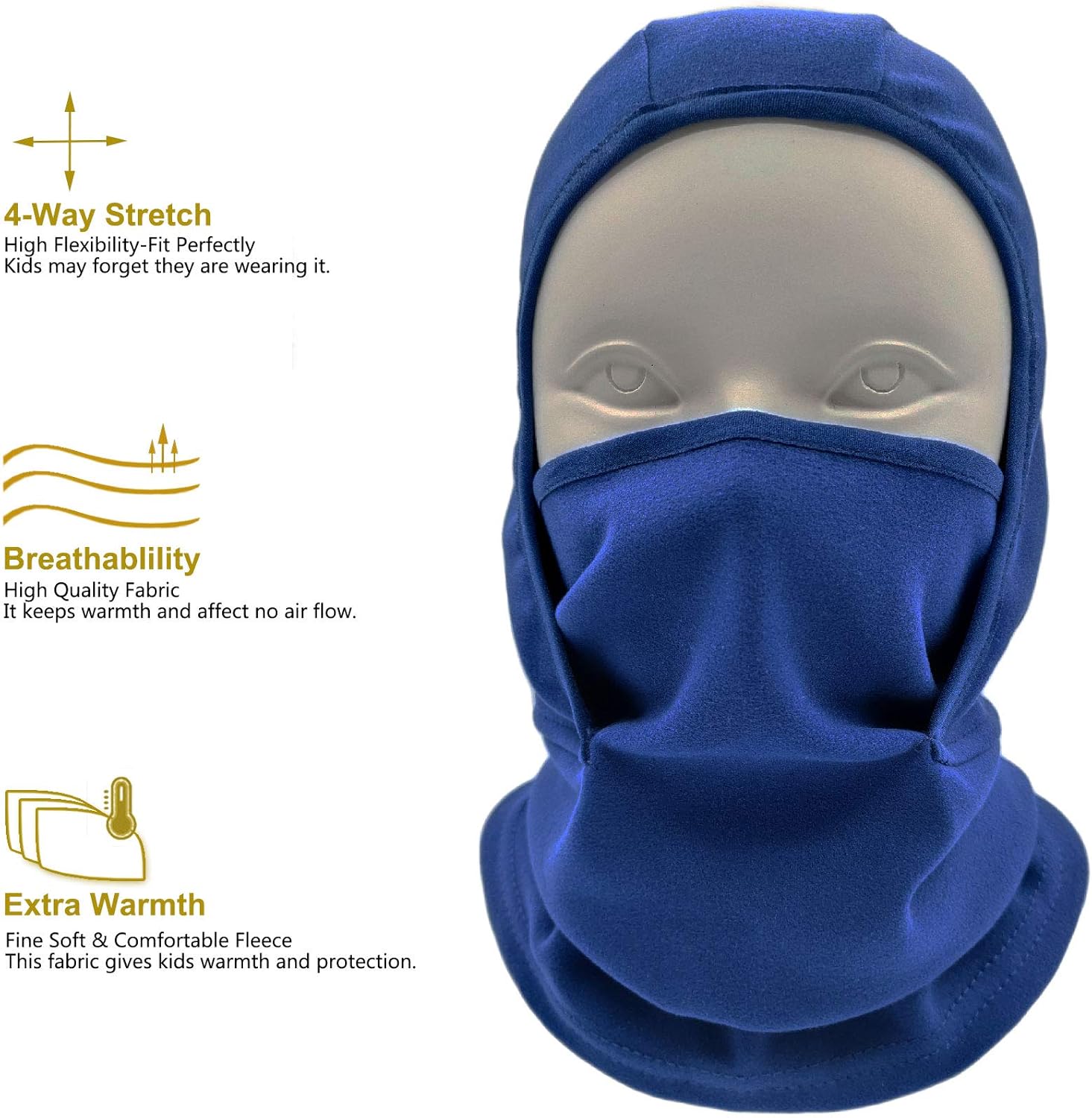 Kids Balaclava Ski Mask Winter Face Warmer for Boys Girls
