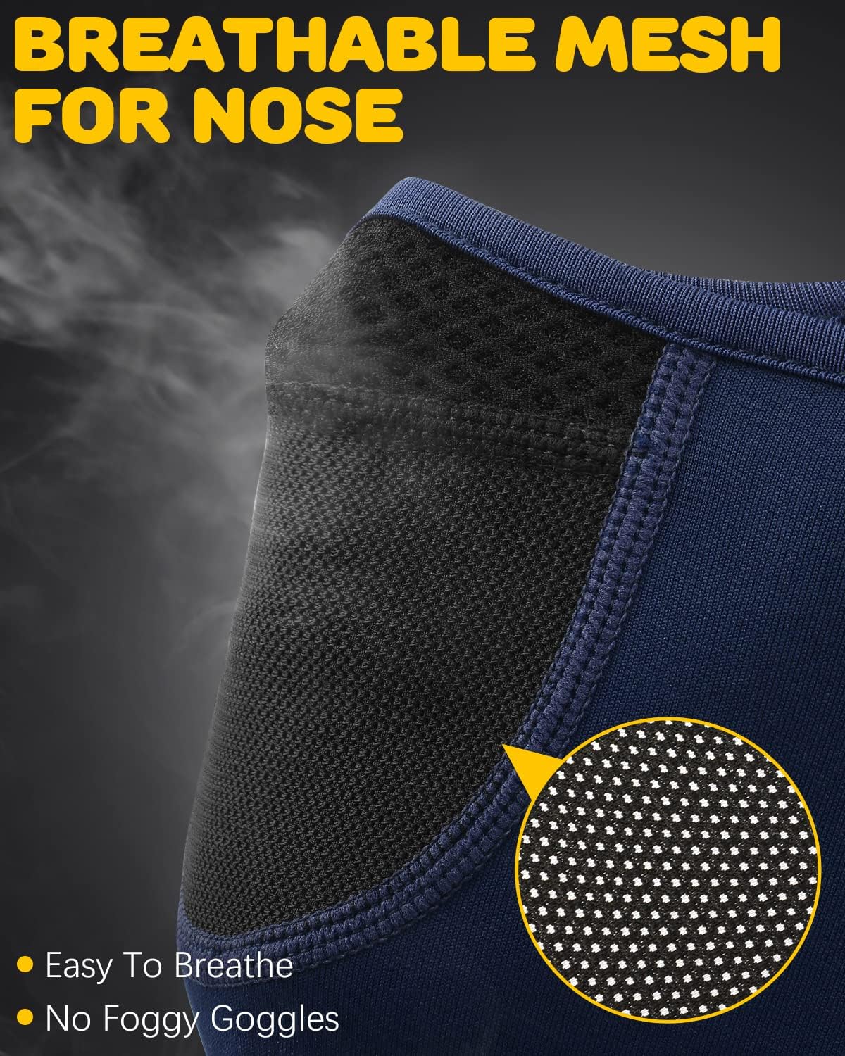 Venswell Breathable Kids Ski Mask Movable Face Part for Boys Girls