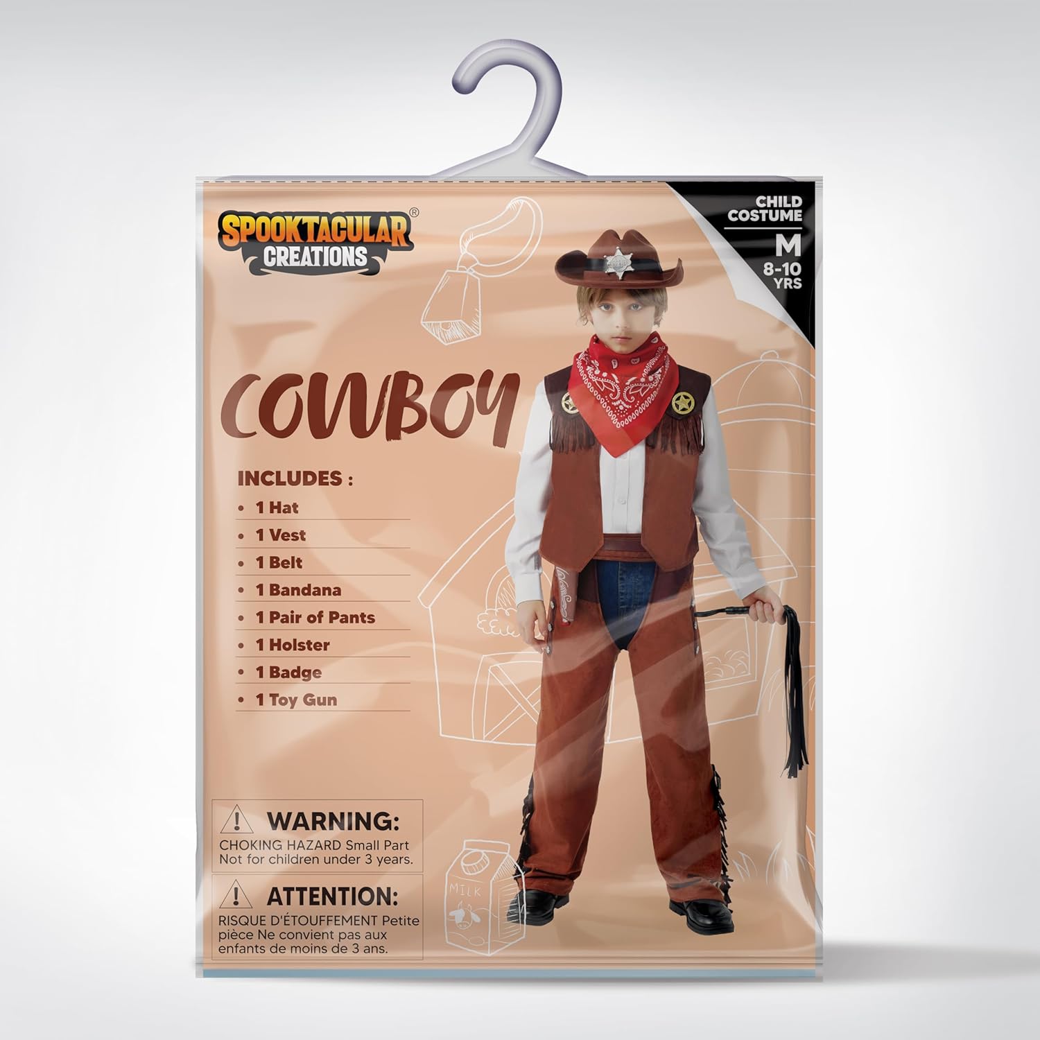 Spooktacular Halloween Cowboy Costume for Boys